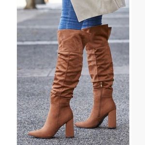 Heeled boots ! Never worn once ! Size to small for me :(